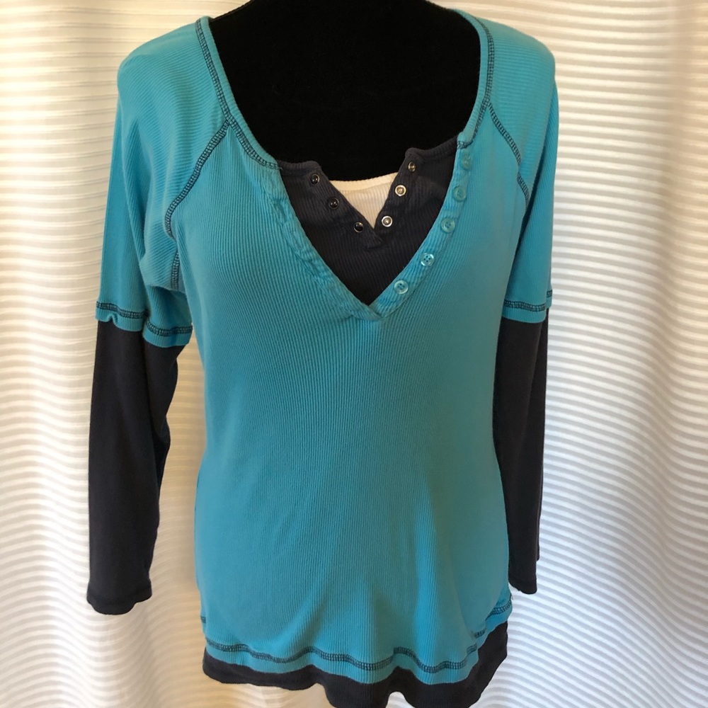 Florette Layered-Look Ribbed Top